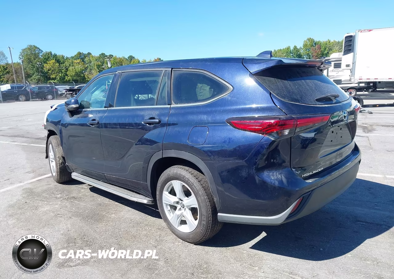 2020 Toyota Highlander L VIN:5TDCZRAH6LS008410 - 3