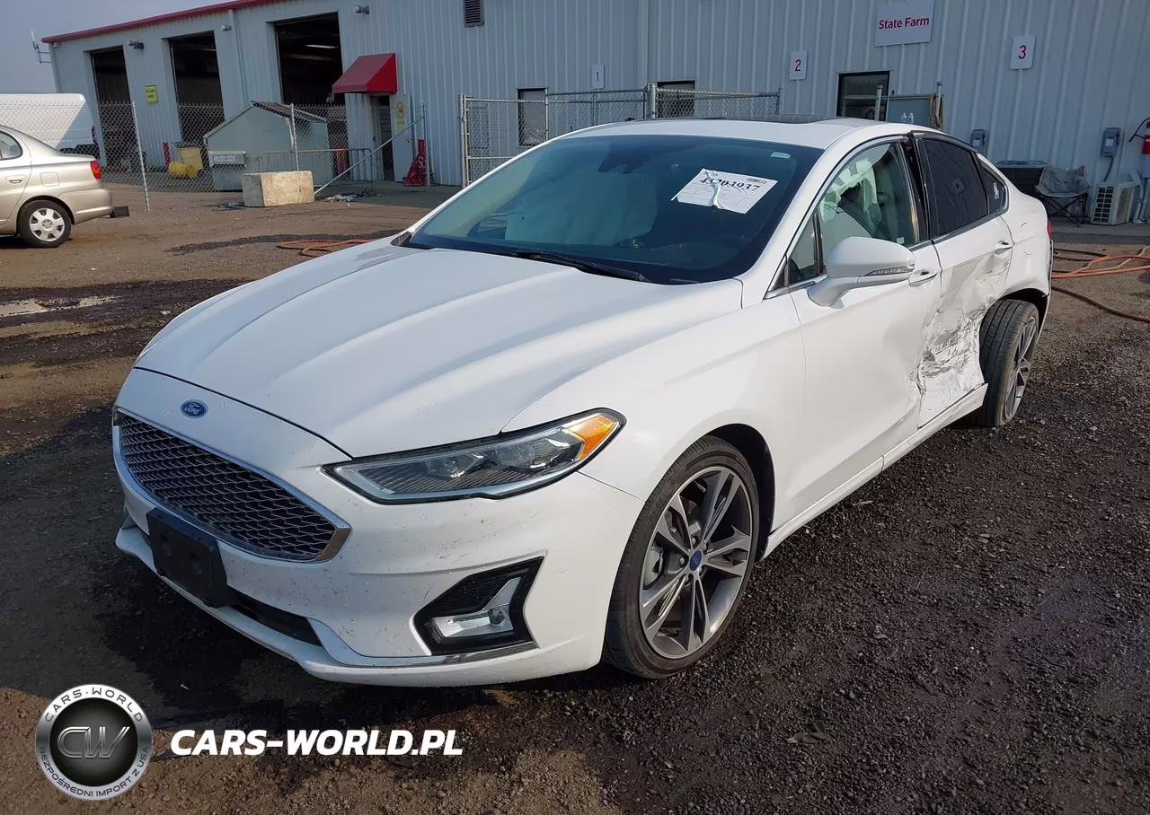 2019 Ford Fusion Titanium VIN:3FA6P0D91KR241606 - 2