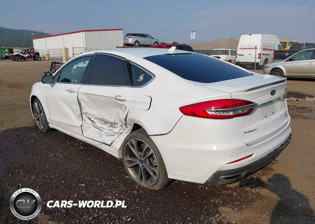 2019 Ford Fusion Titanium VIN:3FA6P0D91KR241606 - 3