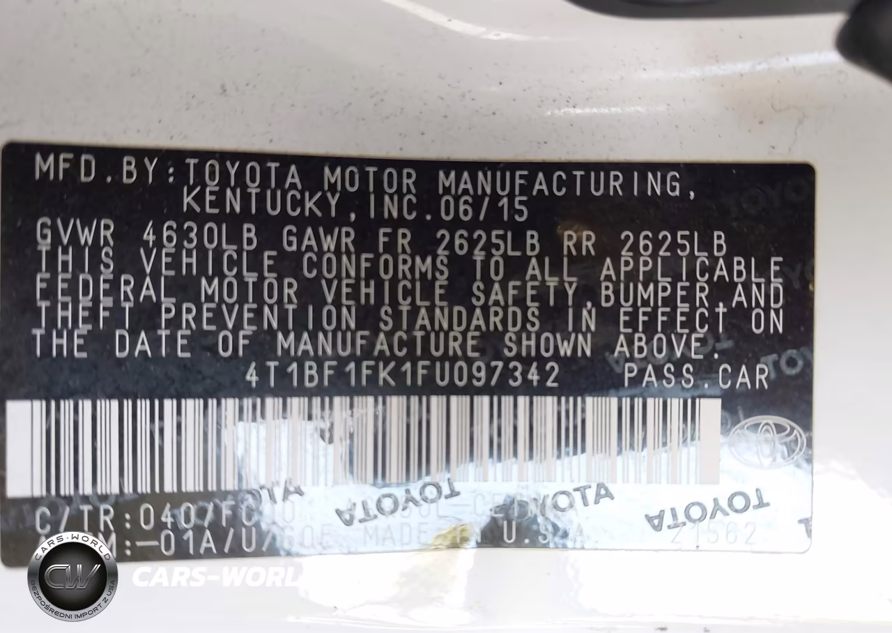 2015 Toyota Camry Le VIN:4T1BF1FK1FU097342 - 9