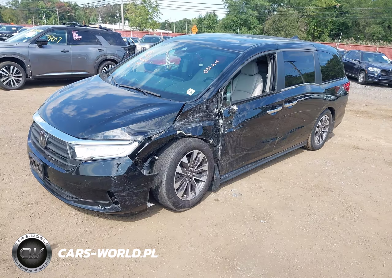 2022 Honda Odyssey Ex-L VIN:5FNRL6H77NB031211 - 2