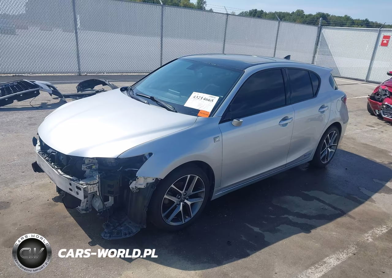 2015 Lexus Ct 200H VIN:JTHKD5BH4F2223148 - 2