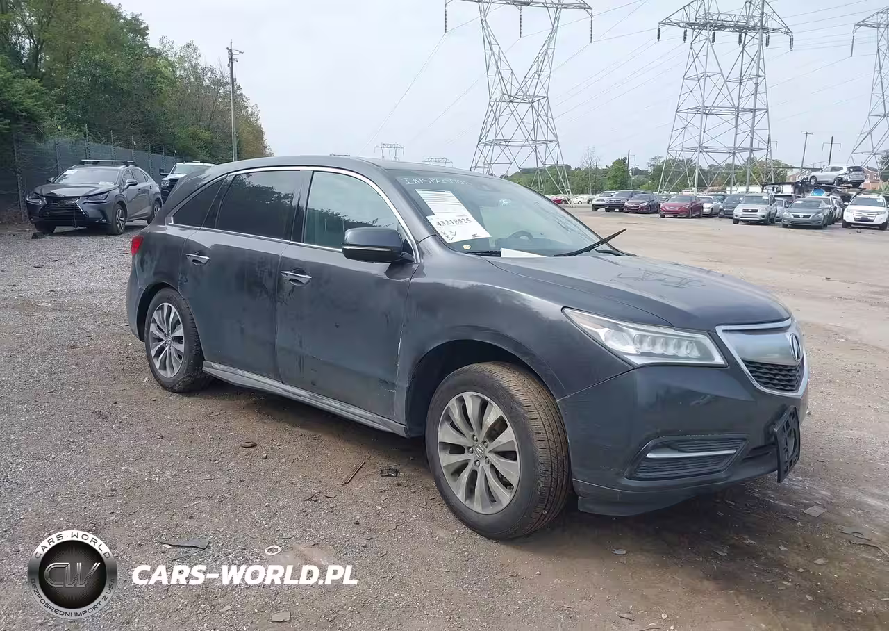 2016 Acura Mdx Technology Acurawatch Plus Packages-Technology Package