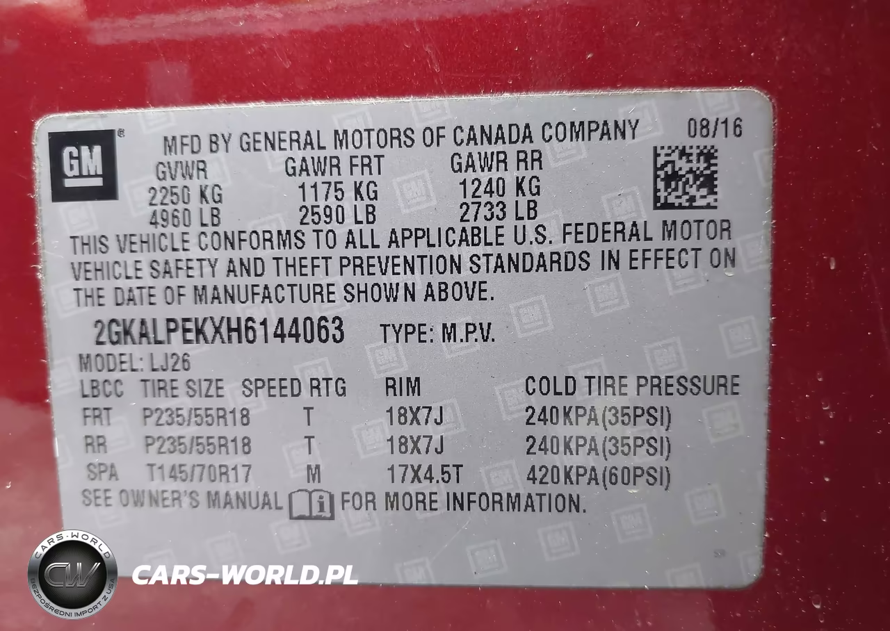 2017 GMC Terrain Slt VIN:2GKALPEKXH6144063 - 9