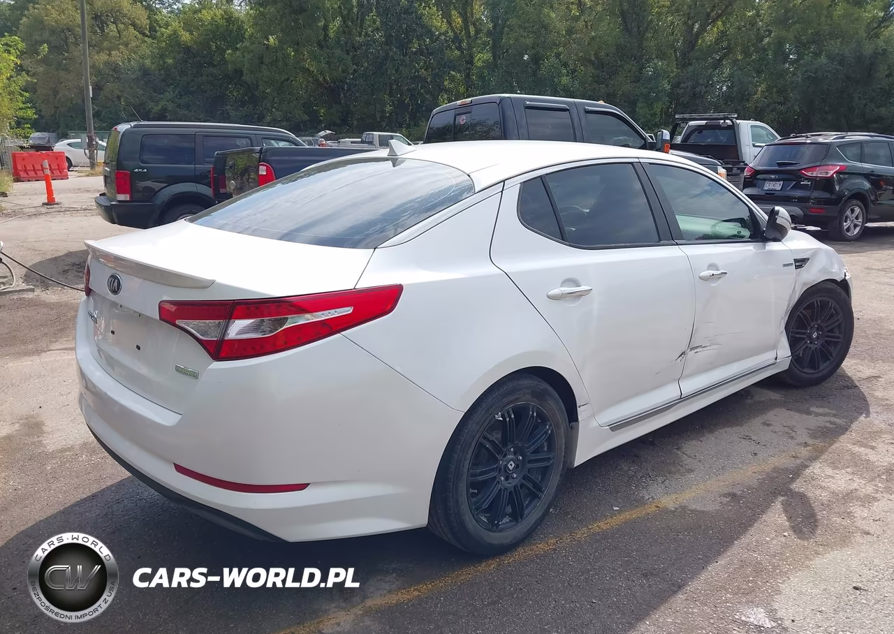 2013 Kia Optima Hybrid Lx VIN:KNAGM4ADXD5045271 - 4