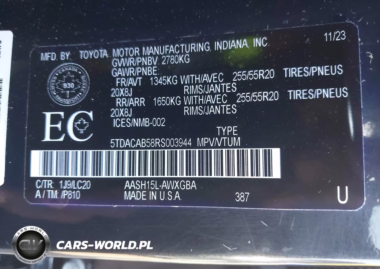 2024 Toyota Grand Highlander Hybrid Xle VIN:5TDACAB58RS003944 - 9