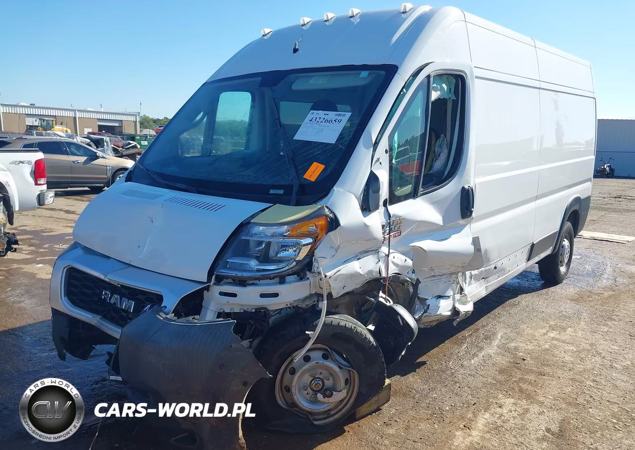 2021 Ram Promaster 2500 High Roof 159 Wb VIN:3C6LRVDGXME561401 - 2