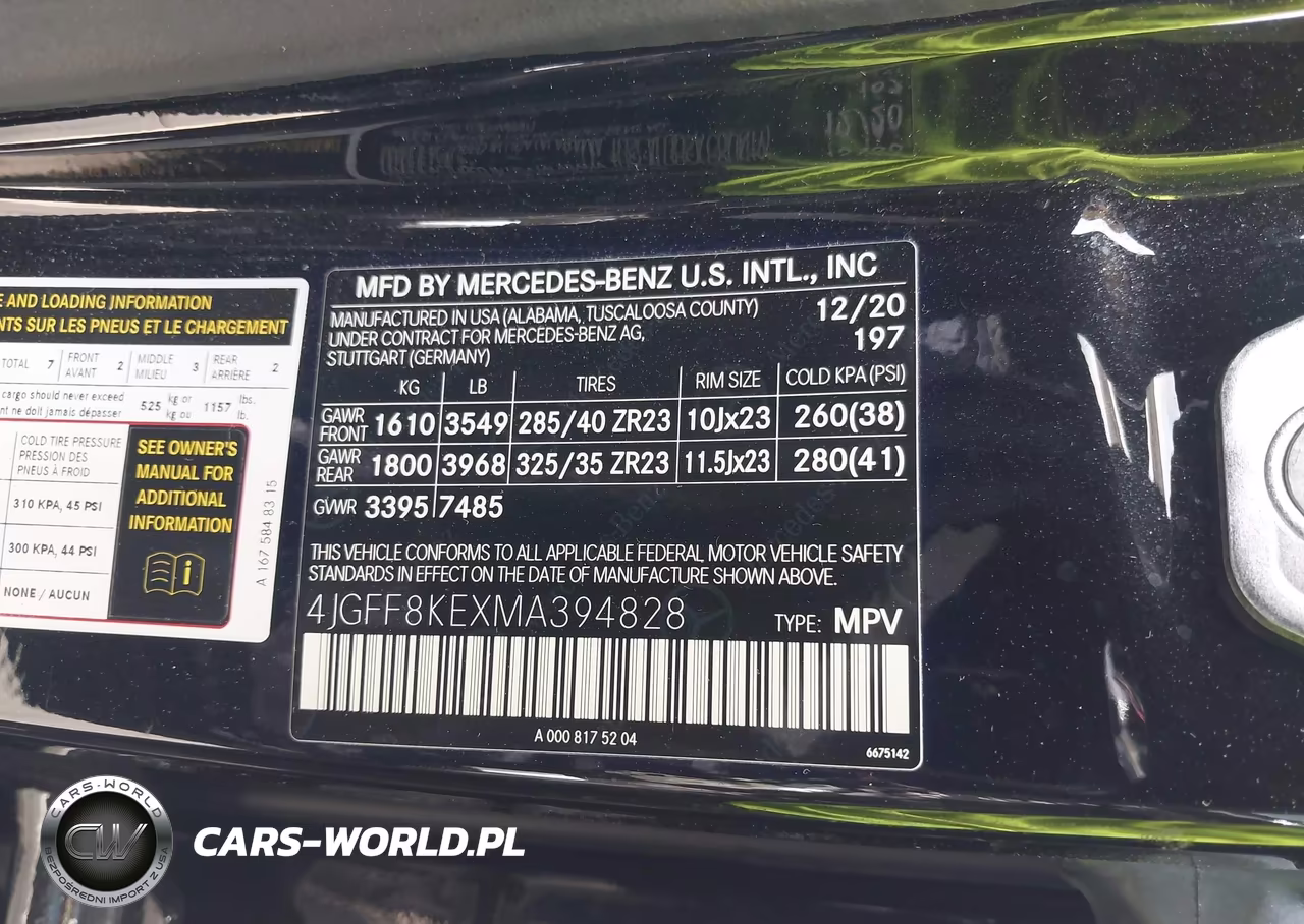 2021 Mercedes-Benz Amg Gls 63 4Matic VIN:4JGFF8KEXMA394828 - 9
