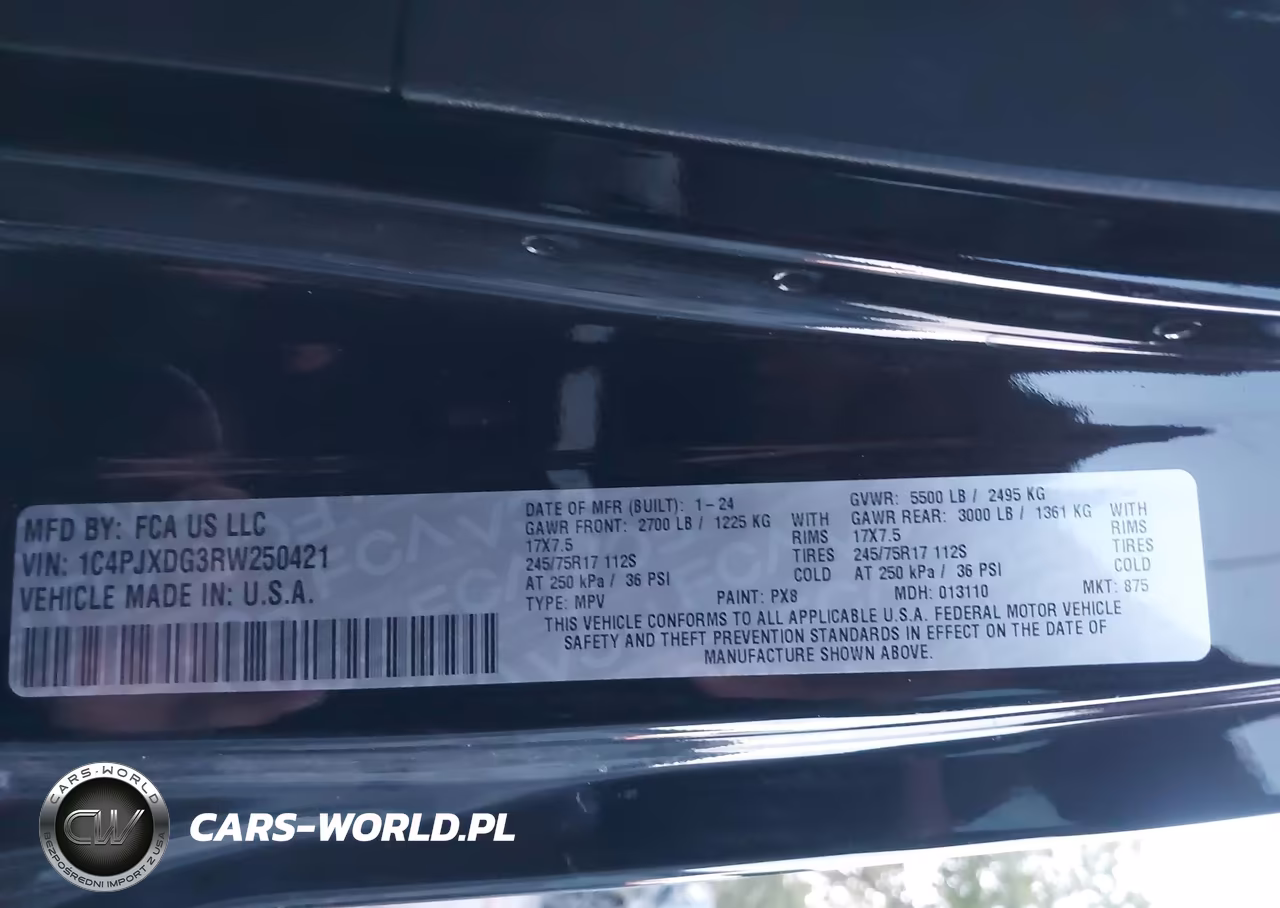2024 Jeep Wrangler 4-Door Sport 4X4 VIN:1C4PJXDG3RW250421 - 9