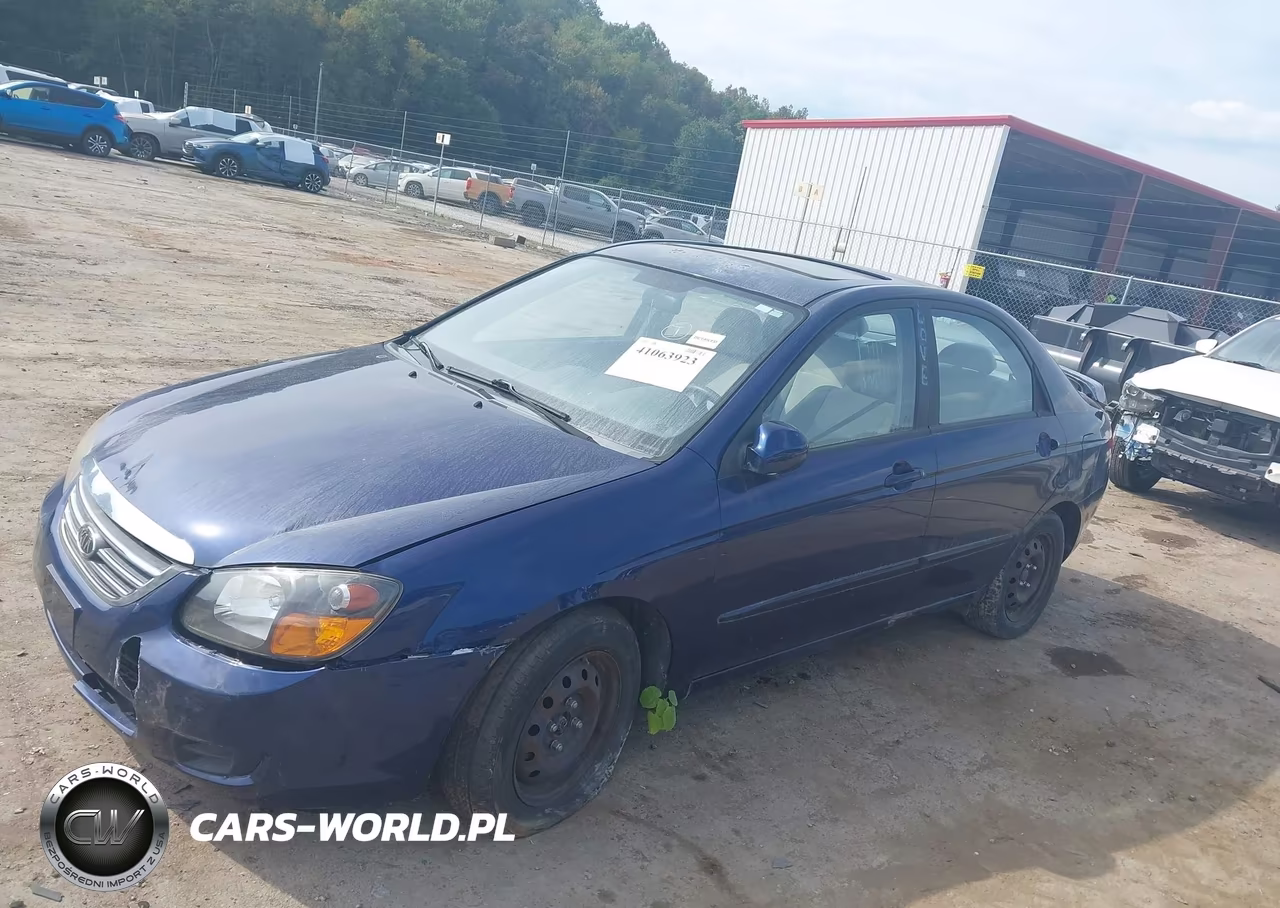 2009 Kia Spectra Ex VIN:KNAFE222995622292 - 2
