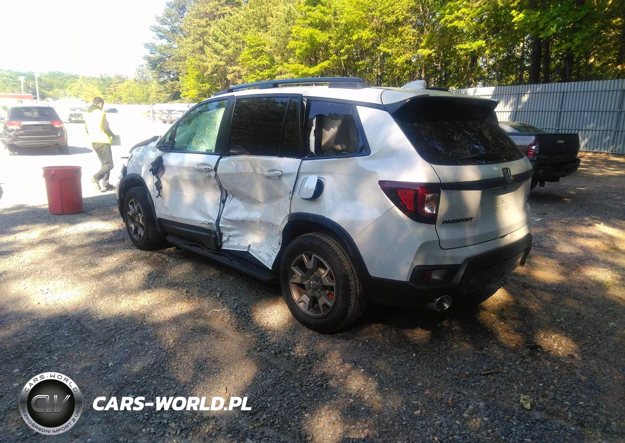 2022 Honda Passport Awd Trailsport VIN:5FNYF8H63NB019529 - 3