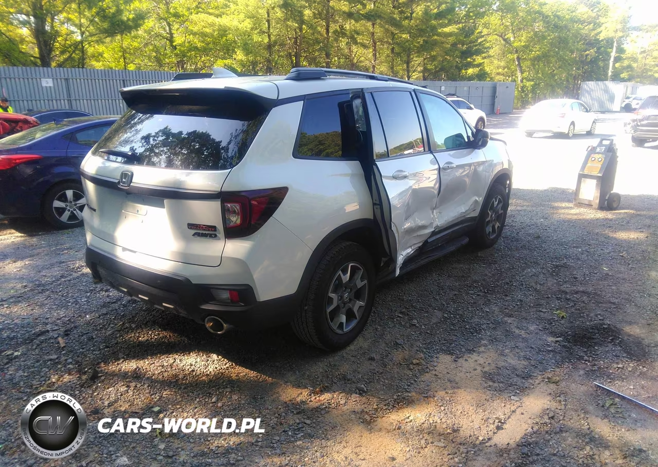 2022 Honda Passport Awd Trailsport VIN:5FNYF8H63NB019529 - 4