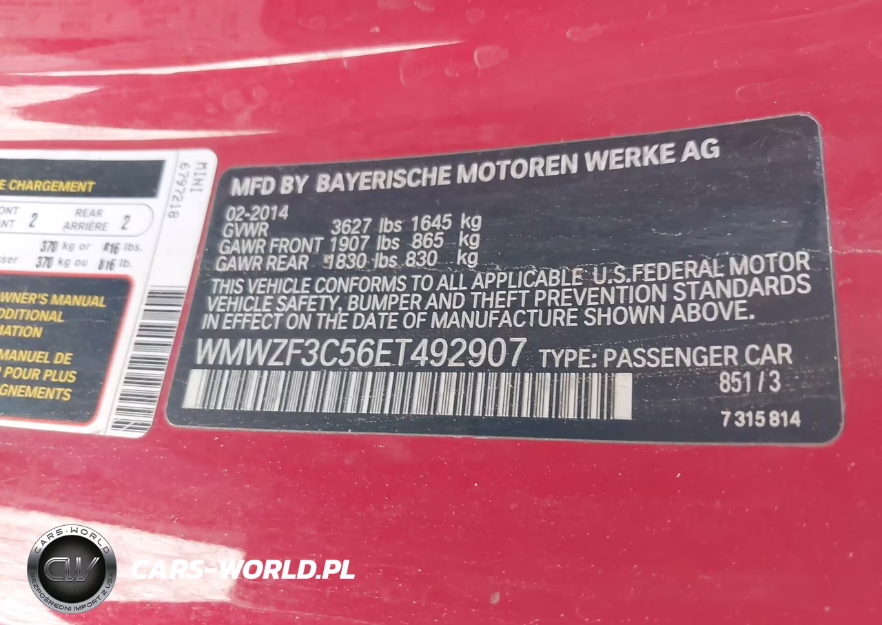 2014 Mini Cooper Clubman VIN:WMWZF3C56ET492907 - 9