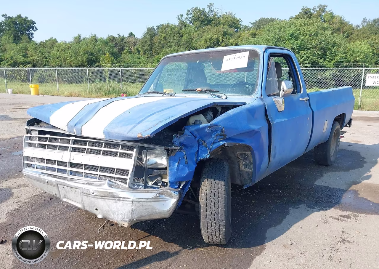 1987 Chevrolet R20 VIN:1GCGR24K2HF396971 - 2