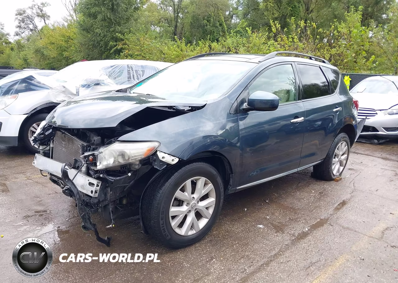 2011 Nissan Murano Sv VIN:JN8AZ1MW2BW167043 - 2