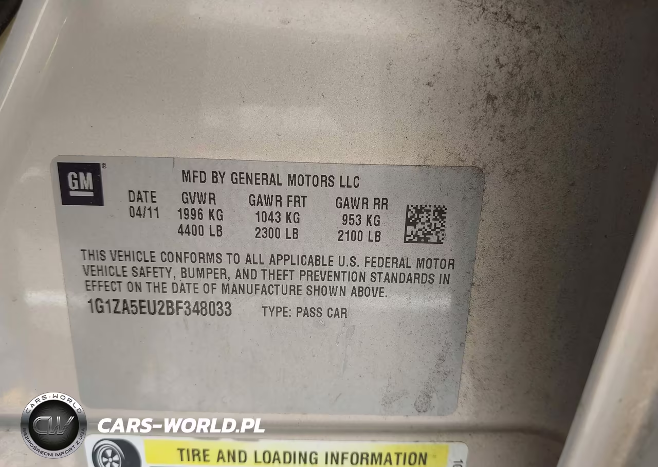 2011 Chevrolet Malibu Ls VIN:1G1ZA5EU2BF348033 - 9