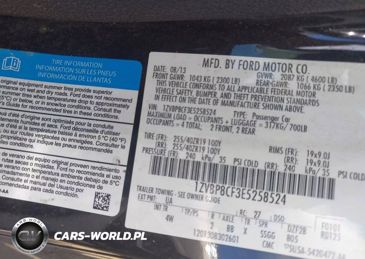 2014 Ford Mustang Gt Premium VIN:1ZVBP8CF3E5258524 - 9