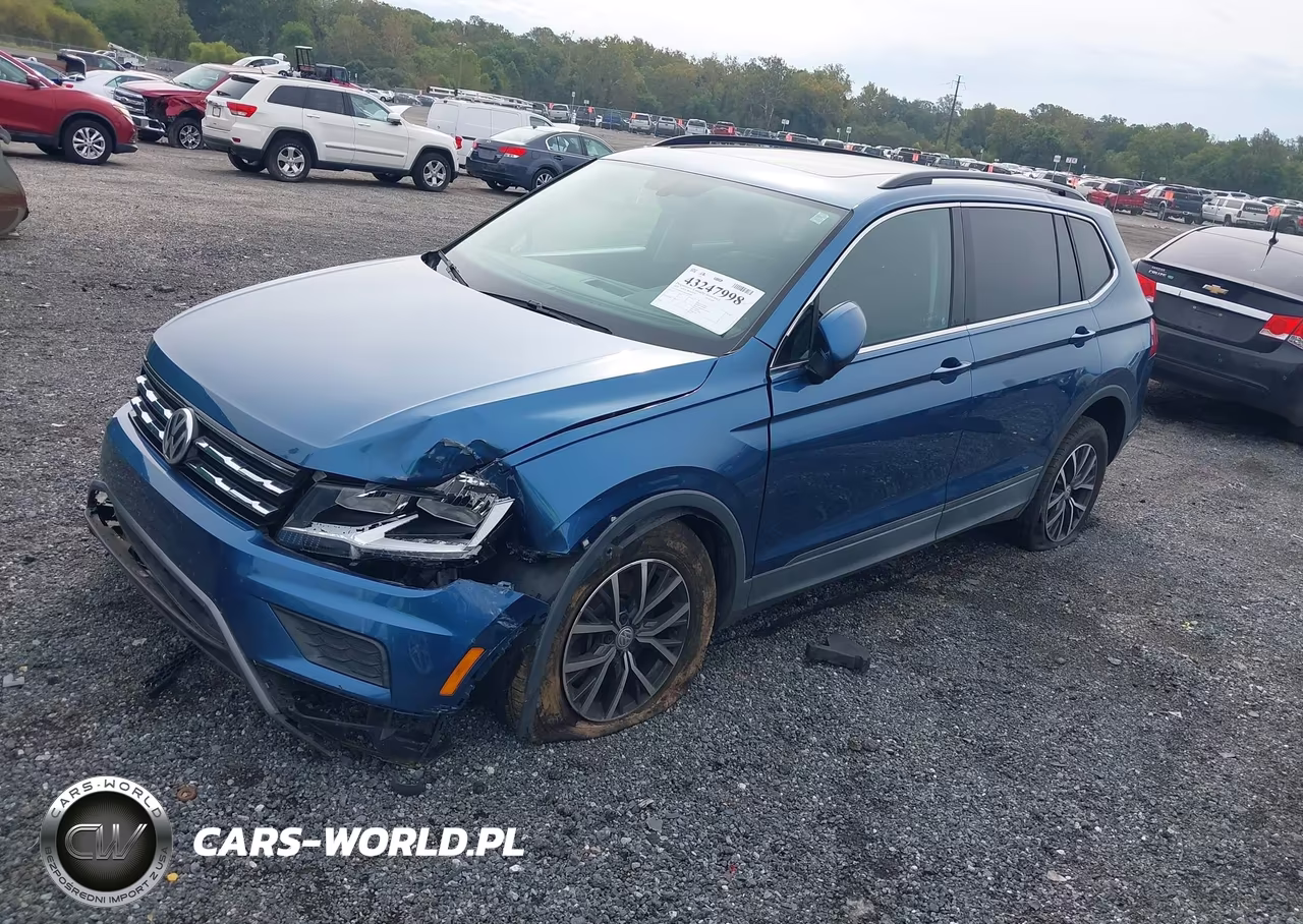 2019 Volkswagen Tiguan 2.0T Se-2.0T Sel-2.0T Sel R-Line-2.0T Sel R-Line Black VIN:3VV2B7AXXKM185389 - 2