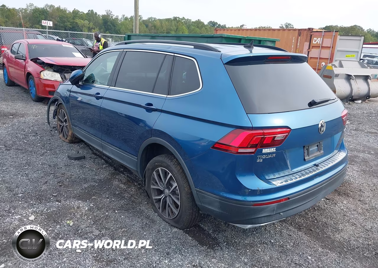 2019 Volkswagen Tiguan 2.0T Se-2.0T Sel-2.0T Sel R-Line-2.0T Sel R-Line Black VIN:3VV2B7AXXKM185389 - 3