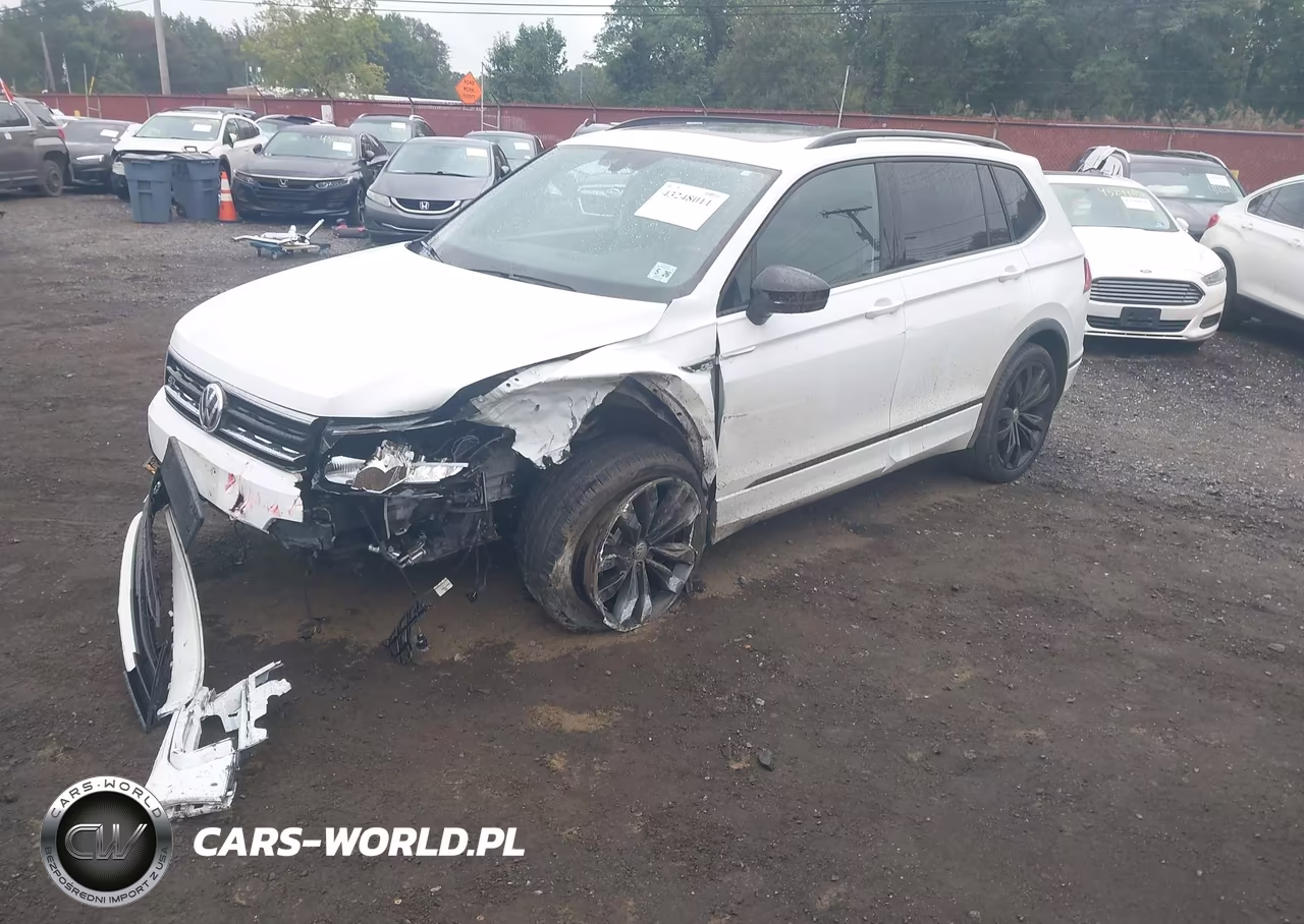 2021 Volkswagen Tiguan 2.0T Se-2.0T Se R-Line Black-2.0T Sel VIN:3VV2B7AX9MM113182 - 2