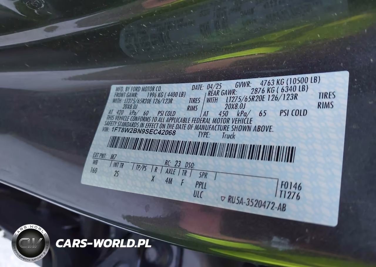 2025 Ford F-250 Xlt VIN:1FT8W2BN9SEC42068 - 9