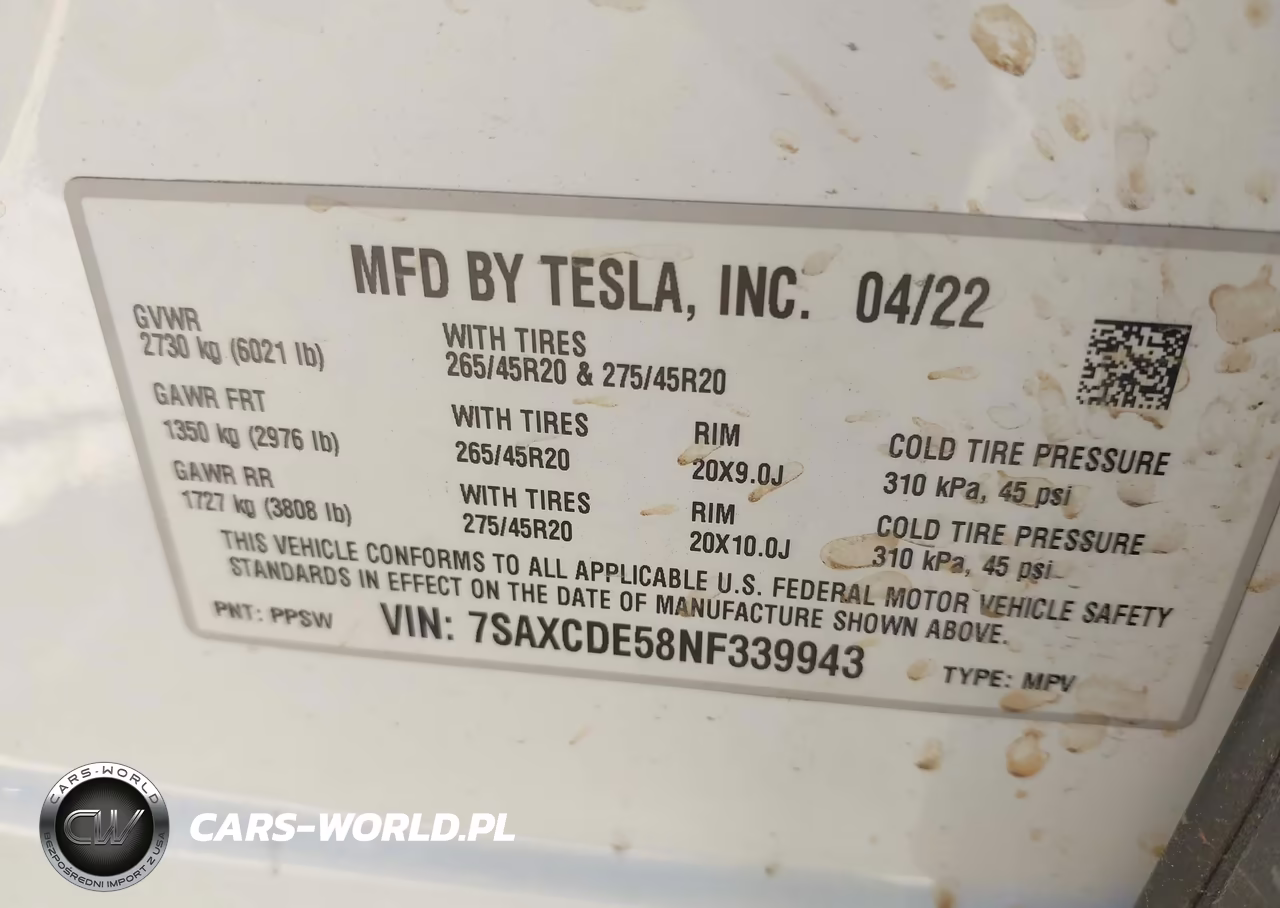 2022 Tesla Model X Dual Motor All-Wheel Drive-Plaid Tri Motor All-Wheel Drive VIN:7SAXCDE58NF339943 - 9