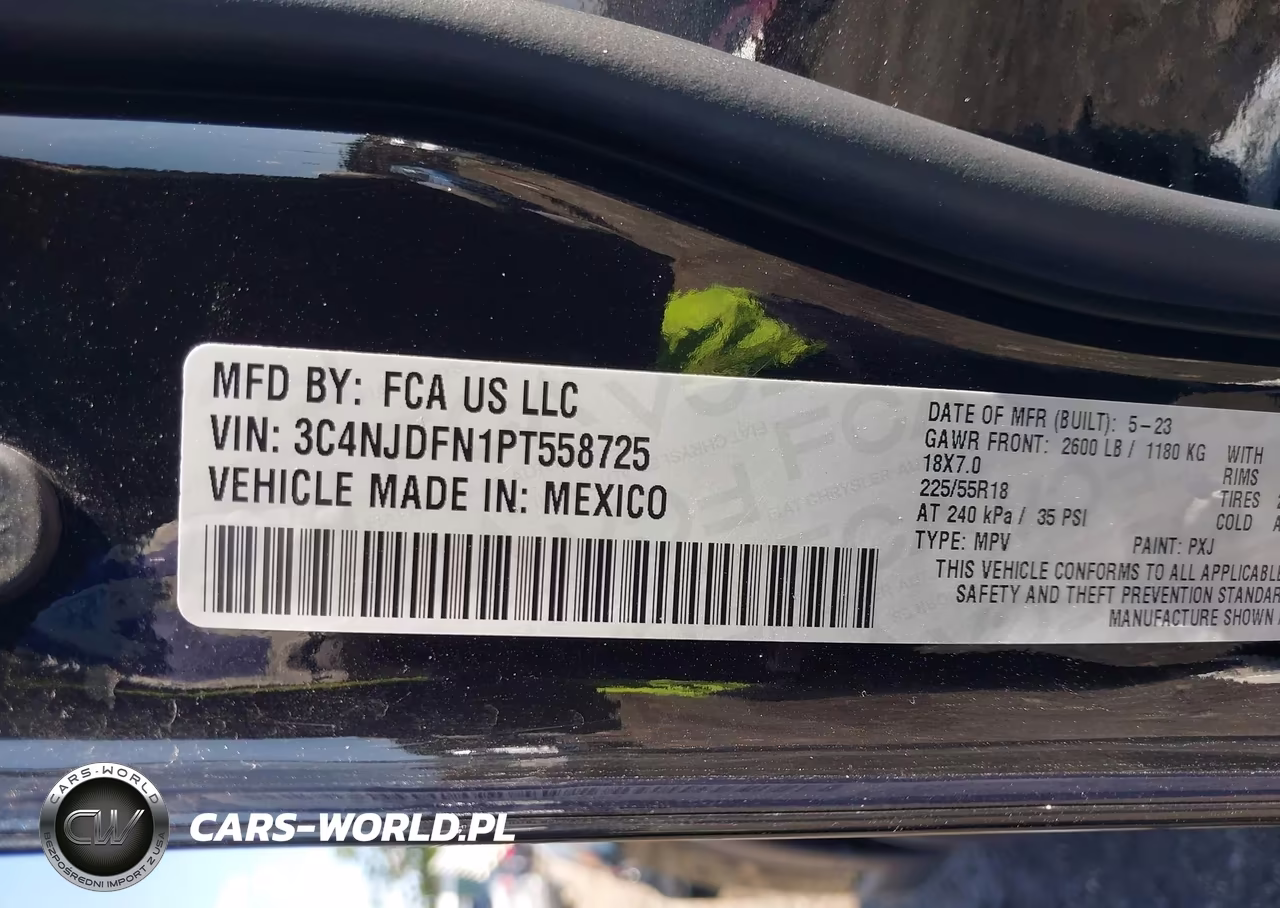 2023 Jeep Compass Latitude Lux Fwd VIN:3C4NJDFN1PT558725 - 9