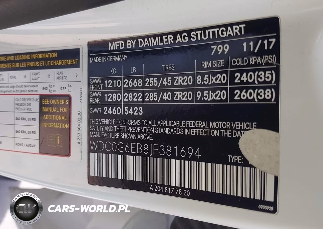 2018 Mercedes-Benz Amg Glc 43 4Matic VIN:WDC0G6EB8JF381694 - 9