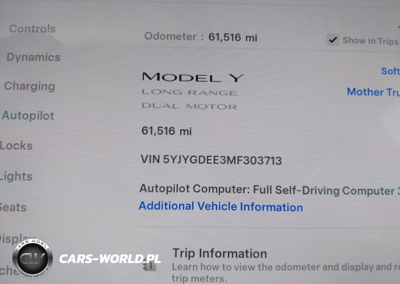2021 Tesla Model Y Long Range Dual Motor All-Wheel Drive VIN:5YJYGDEE3MF303713 - 16