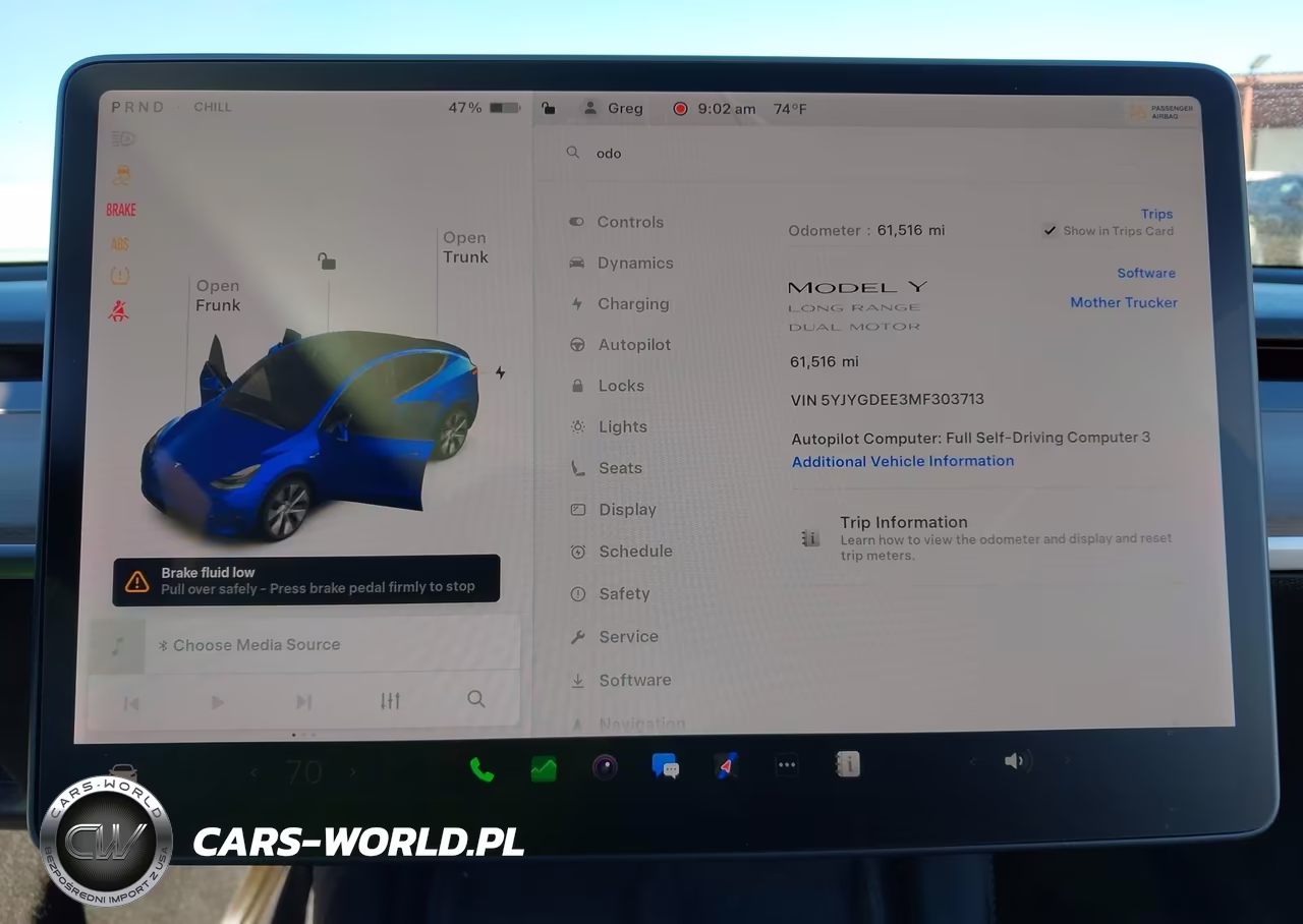 2021 Tesla Model Y Long Range Dual Motor All-Wheel Drive VIN:5YJYGDEE3MF303713 - 19