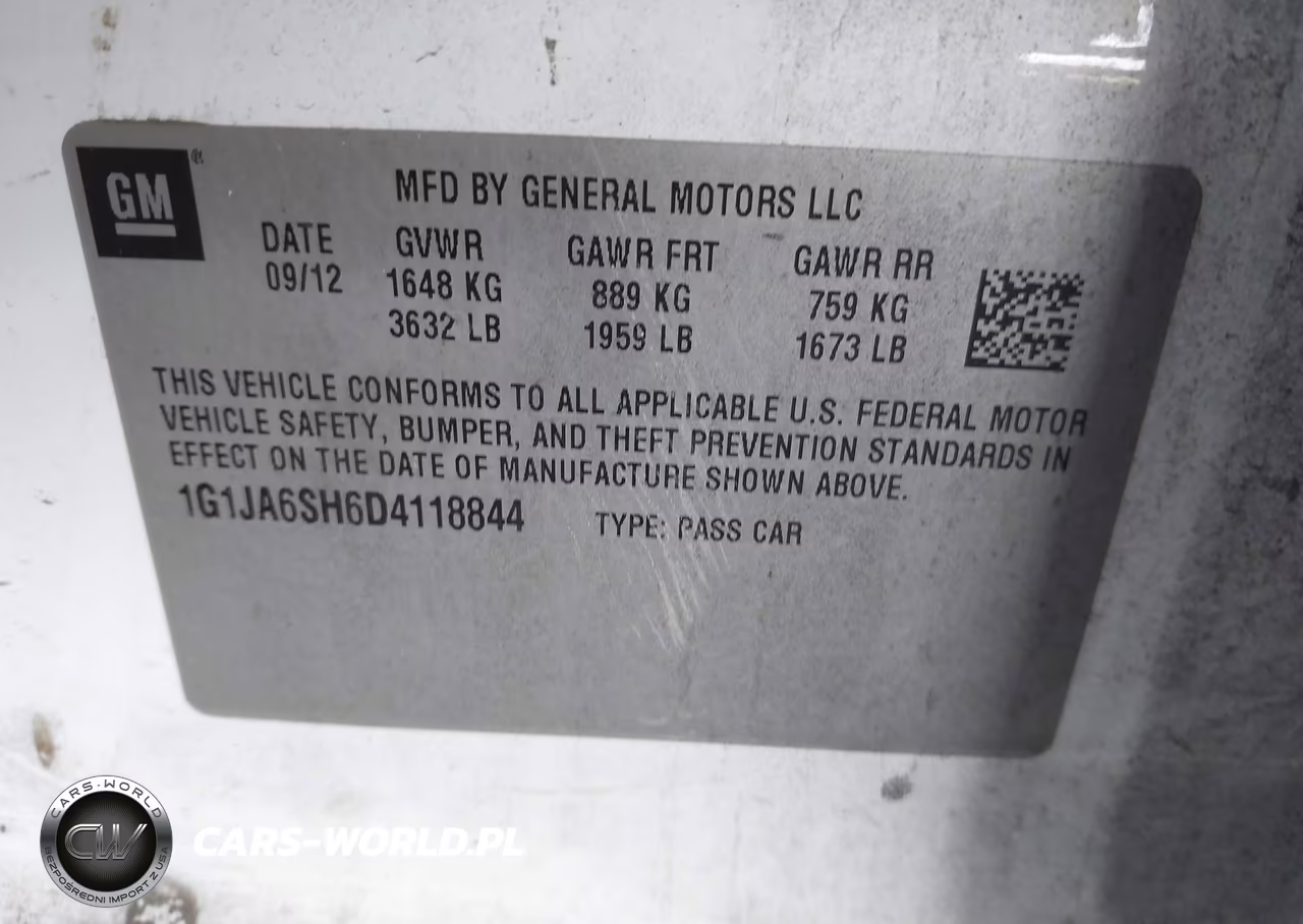 2013 Chevrolet Sonic Ls Auto VIN:1G1JA6SH6D4118844 - 9