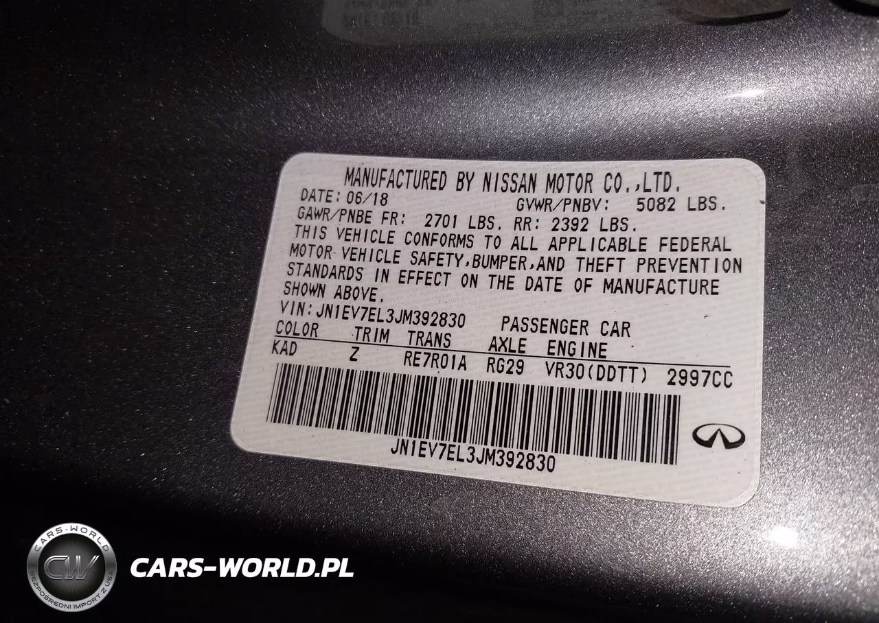 2018 Infiniti Q60 3.0T Luxe VIN:JN1EV7EL3JM392830 - 9