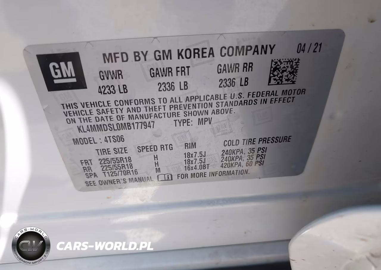 2021 Buick Encore Gx Fwd Select VIN:KL4MMDSL0MB177947 - 9