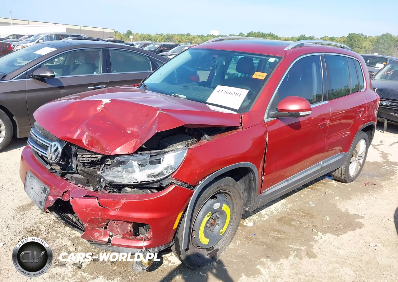 2014 Volkswagen Tiguan Sel VIN:WVGAV3AX5EW110934 - 2