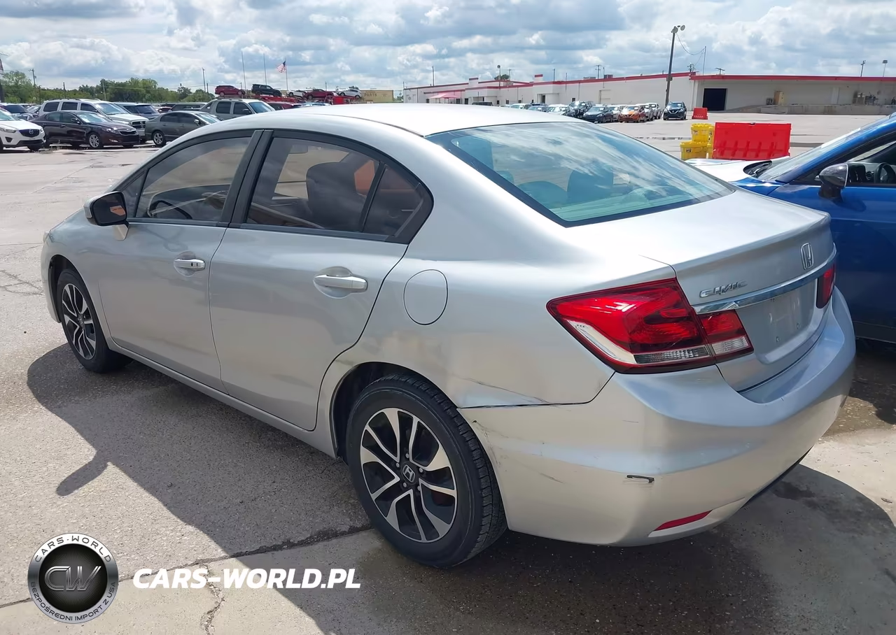 2014 Honda Civic Ex VIN:19XFB2F8XEE016119 - 3