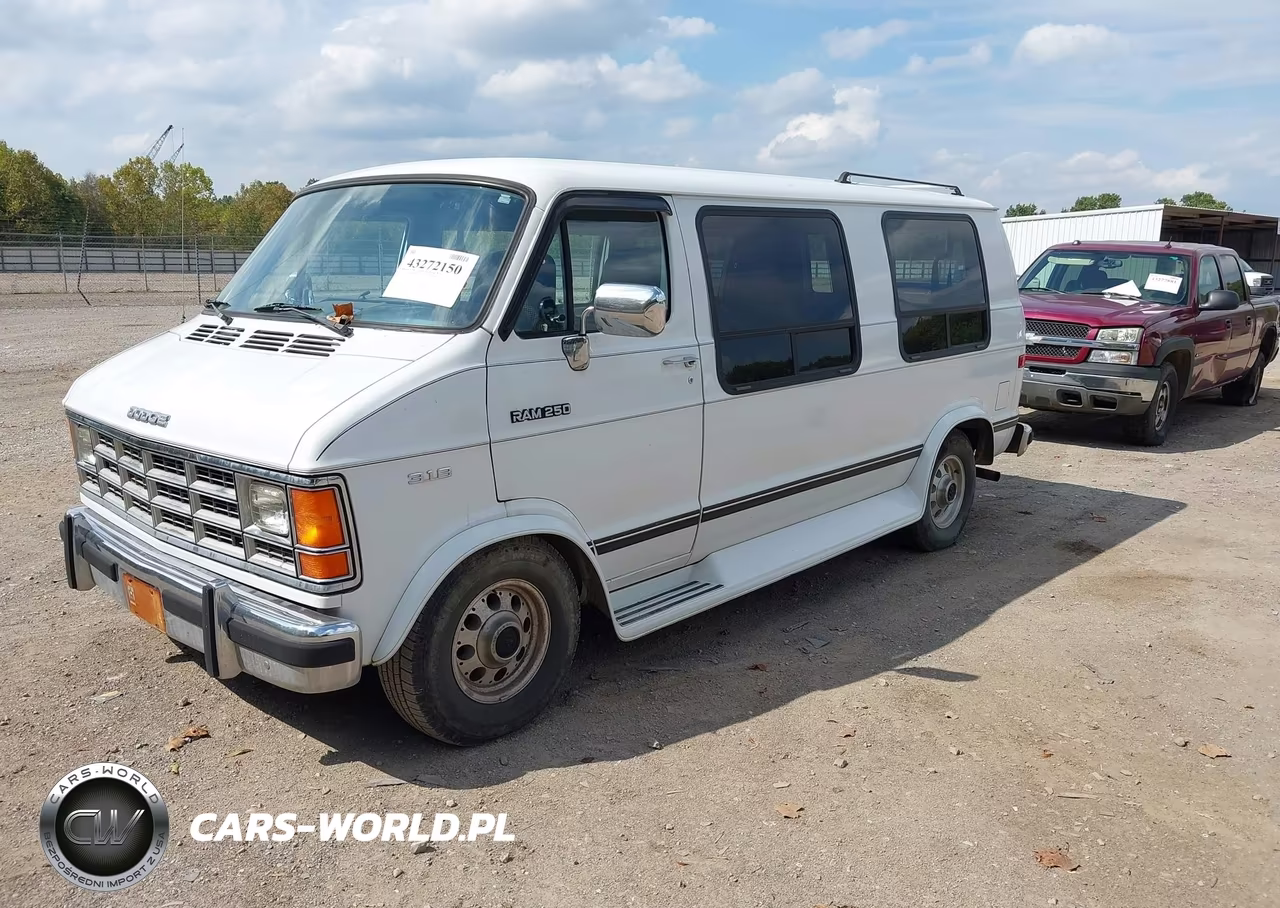 1993 Dodge Ram Van B250 VIN:2B6HB21Y2PK523255 - 2