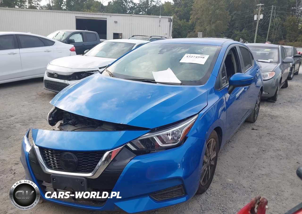 2021 Nissan Versa Sv Xtronic Cvt VIN:3N1CN8EV0ML836369 - 2