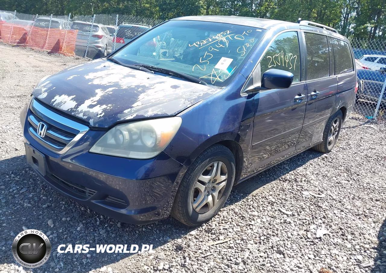 2006 Honda Odyssey Ex-L VIN:5FNRL38616B041966 - 2