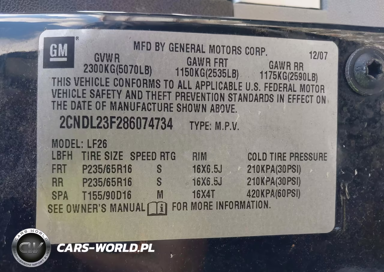 2008 Chevrolet Equinox Ls VIN:2CNDL23F286074734 - 9