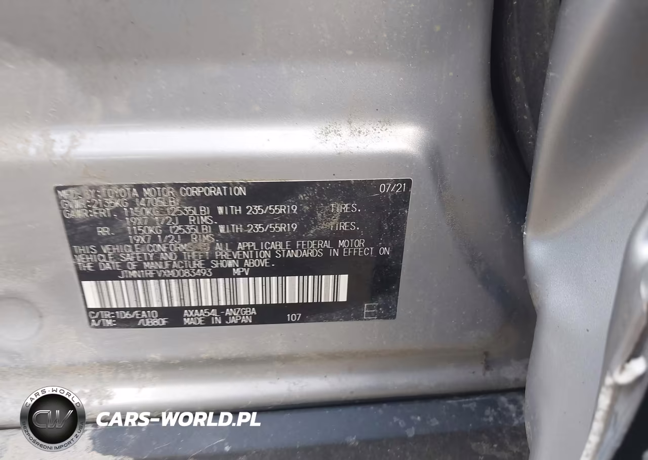 2021 Toyota Rav4 Limited VIN:JTMN1RFVXMD083493 - 9