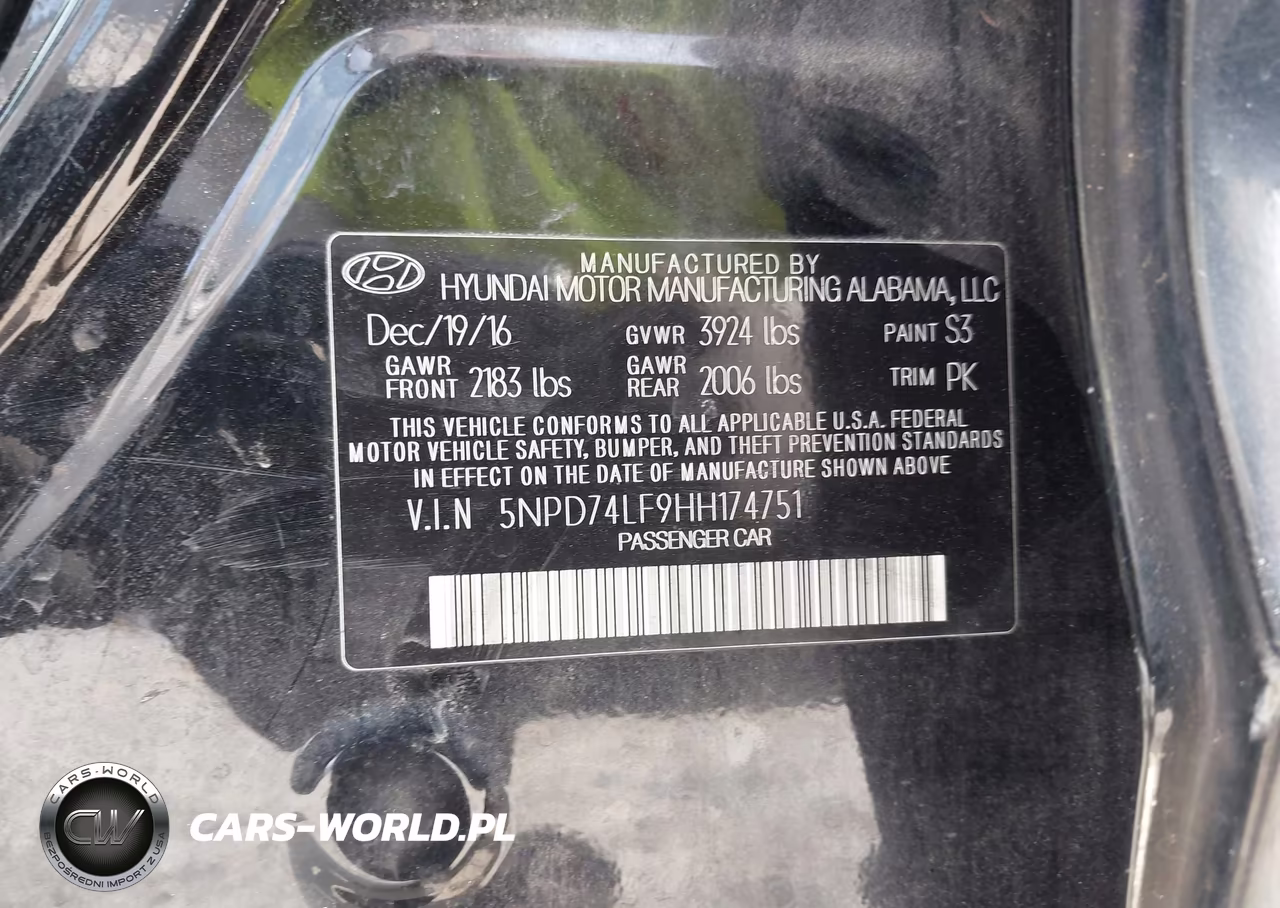2017 Hyundai Elantra Se VIN:5NPD74LF9HH174751 - 9