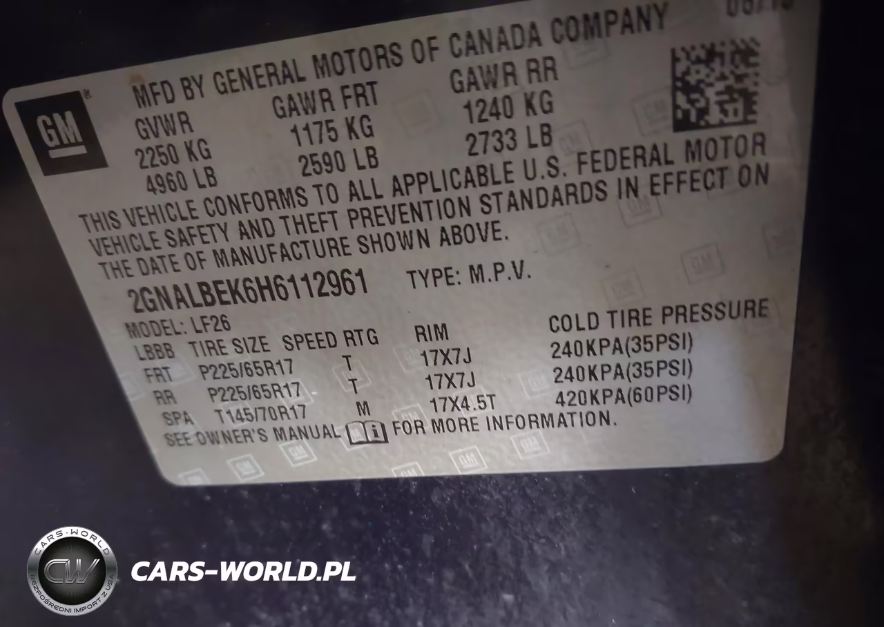 2017 Chevrolet Equinox Ls VIN:2GNALBEK6H6112961 - 9