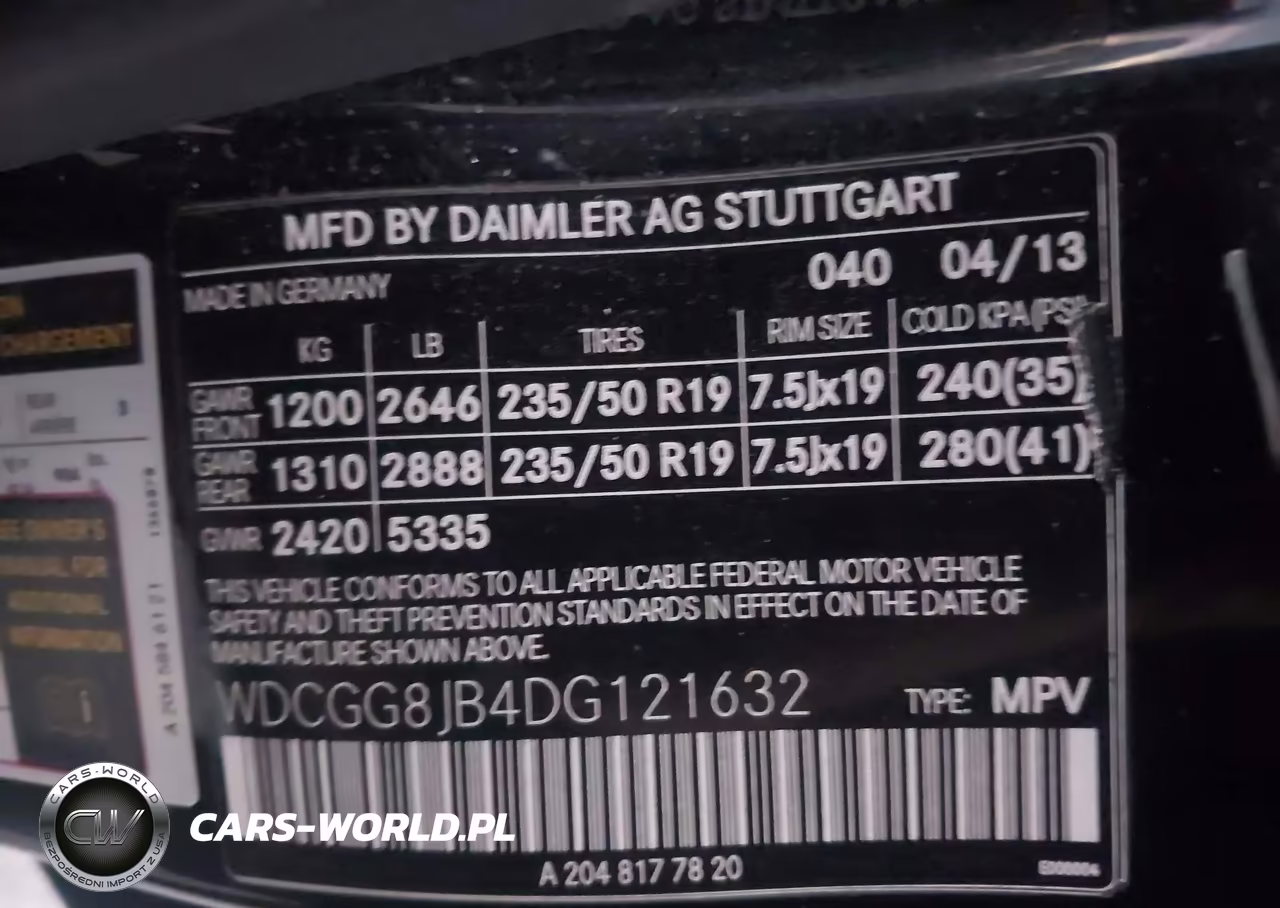 2013 Mercedes-Benz Glk 350 4Matic VIN:WDCGG8JB4DG121632 - 9