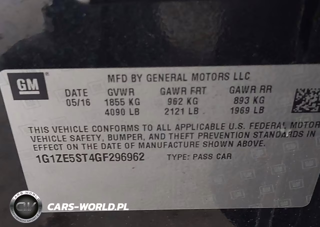 2016 Chevrolet Malibu 1Lt VIN:1G1ZE5ST4GF296962 - 9