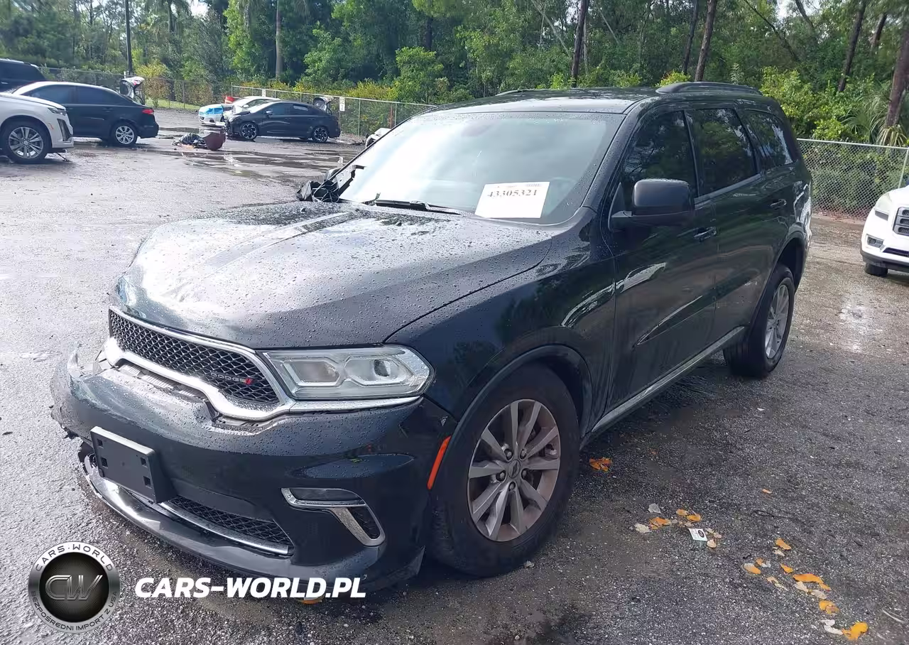 2022 Dodge Durango Sxt Awd VIN:1C4RDJAG7NC231075 - 2