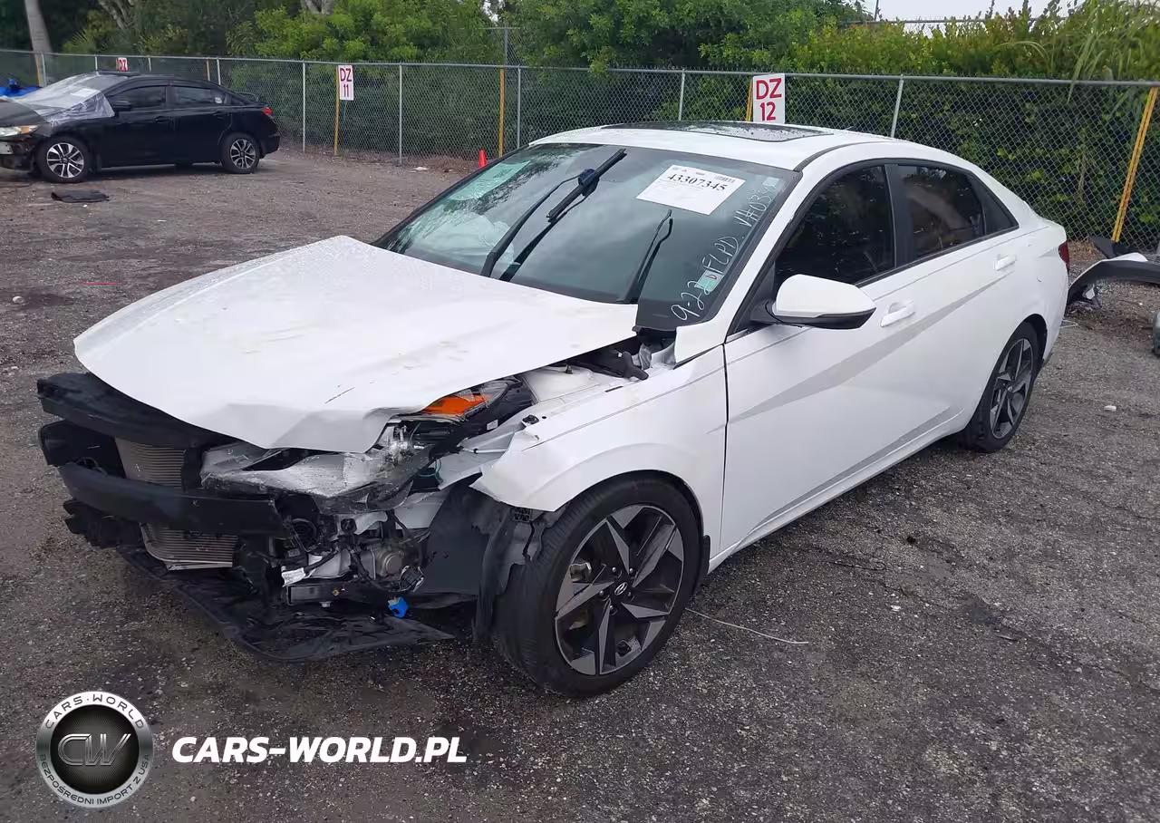 2022 Hyundai Elantra Sel VIN:5NPLN4AG0NH060341 - 2