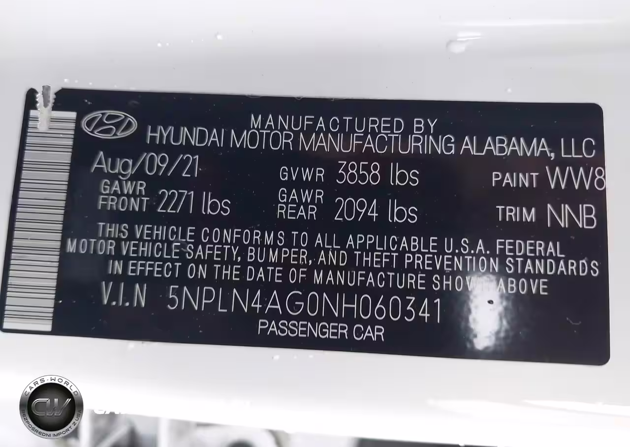 2022 Hyundai Elantra Sel VIN:5NPLN4AG0NH060341 - 9