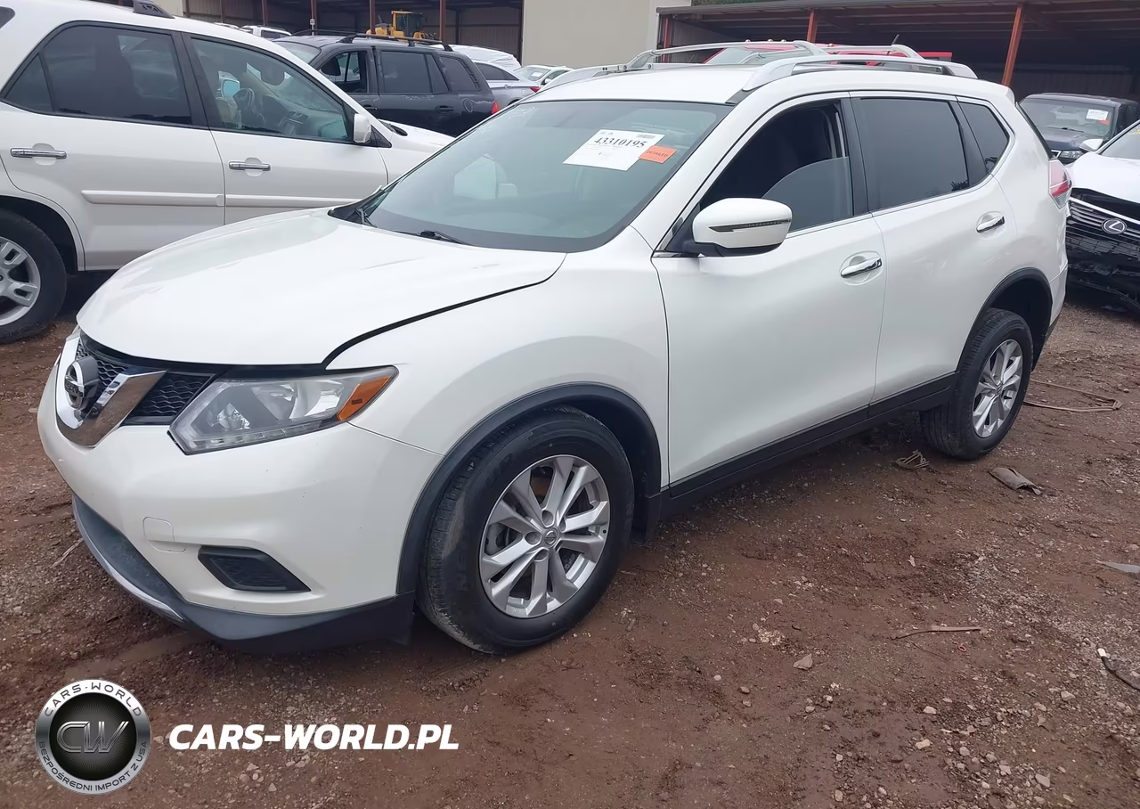 2016 Nissan Rogue Sv VIN:KNMAT2MV2GP664878 - 2