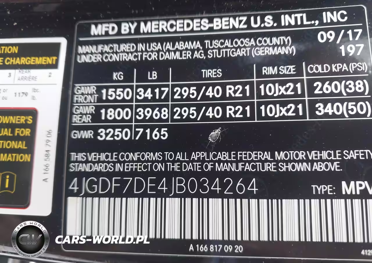 2018 Mercedes-Benz Gls 550 4Matic VIN:4JGDF7DE4JB034264 - 9