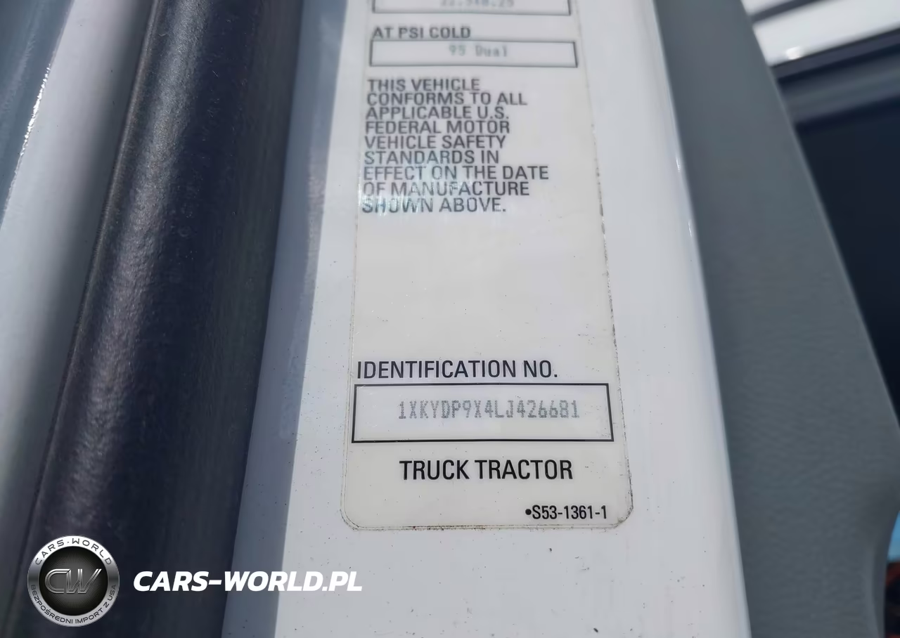 2020 Kenworth T680 VIN:1XKYDP9X4LJ426681 - 8